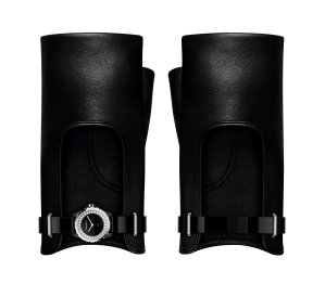 The black gloves version of Chanel’s J12 XS watch