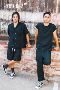 Josh Willis and Anthony de Padovane. Second/Layer mixes influences from cholos, surfers, skaters, pachucos and Giorgio Armani to create a relaxed yet elevated style.