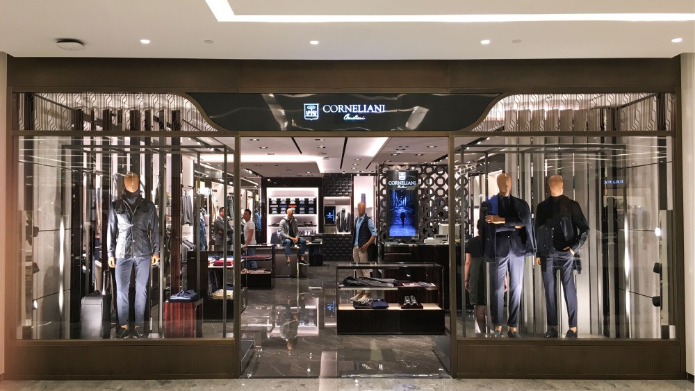 The Corneliani store.