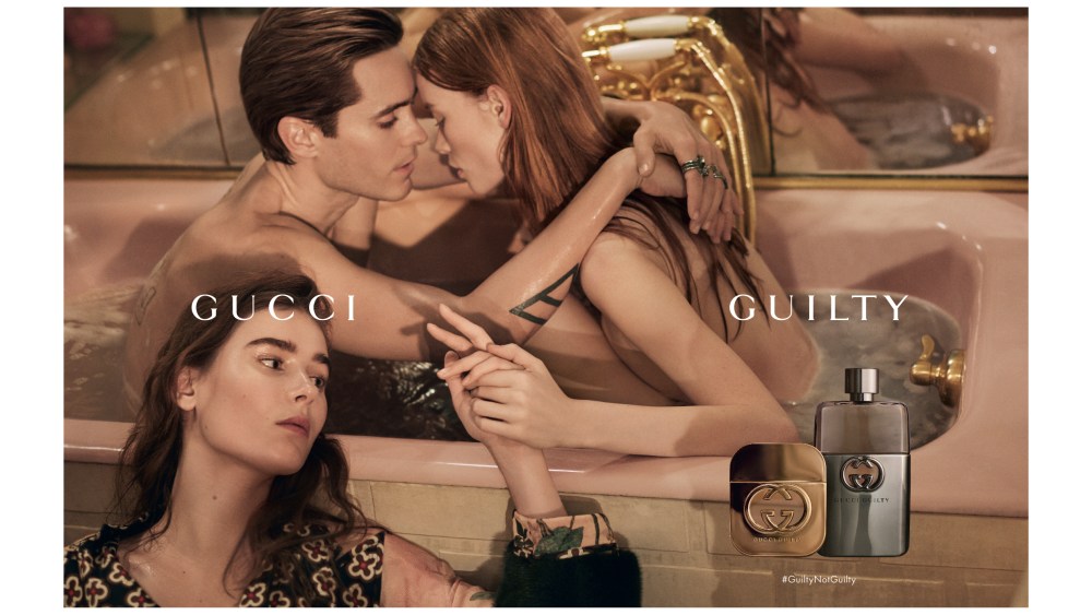 The Gucci Guilty ad campaign.