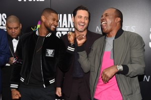 Usher, Edgar Ramirez, and Sugar Ray Leonard