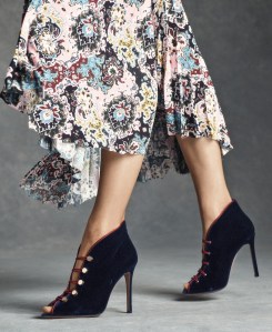 Gianvito Rossi velvet laceup heels, from Neiman's.