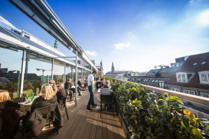 The terrace of Illum Rooftop