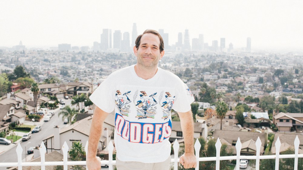 Dov Charney at his Silver Lake home.