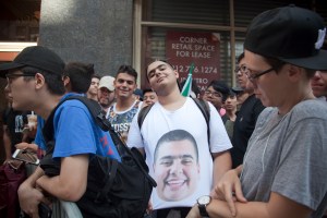 Fans lined up to wait for Kanye West's 'Pablo' pop-up shop in TriBeCa to open its doors on Friday morning.