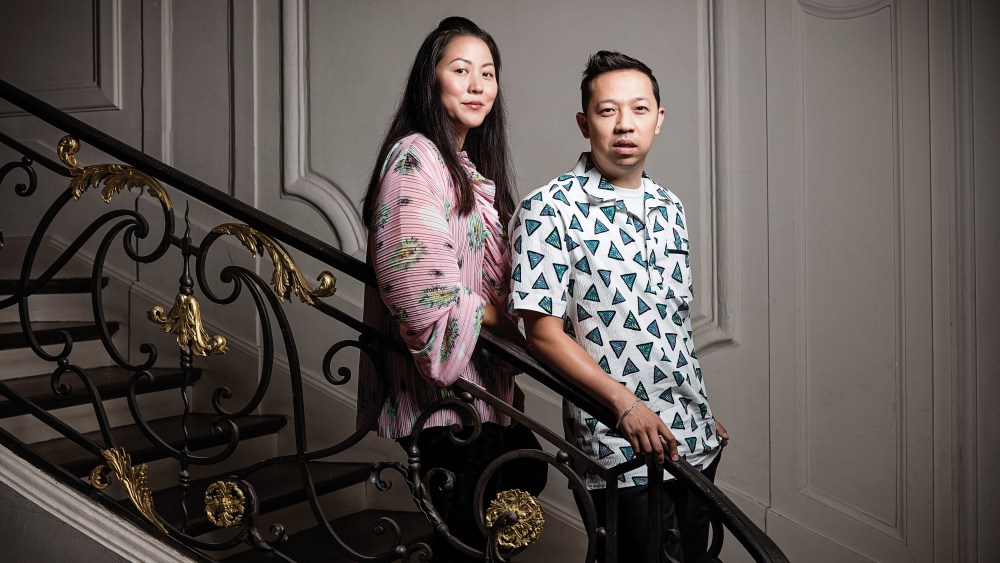 Kenzo's Carol Lim and Humberto Leon portrait shot for WWD