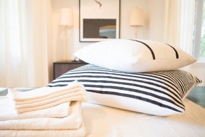 Pillows and blankets from Erin Fetherston and Fragments Identity furniture collaboration