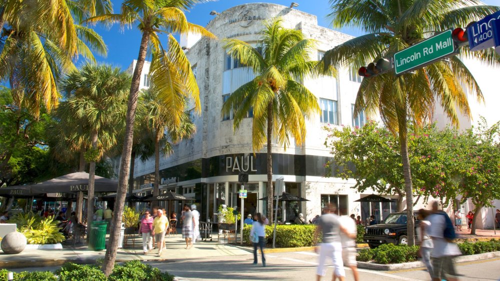 Lincoln Road Mall in Miami.