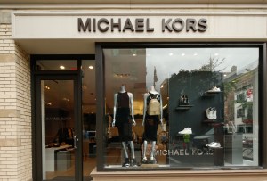 The Michael Kors store on Bleeker Street.