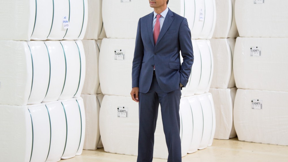 Lenzing Fibers CEO Stefan Doboczsky, at headquarters in Lenzing, Austria.