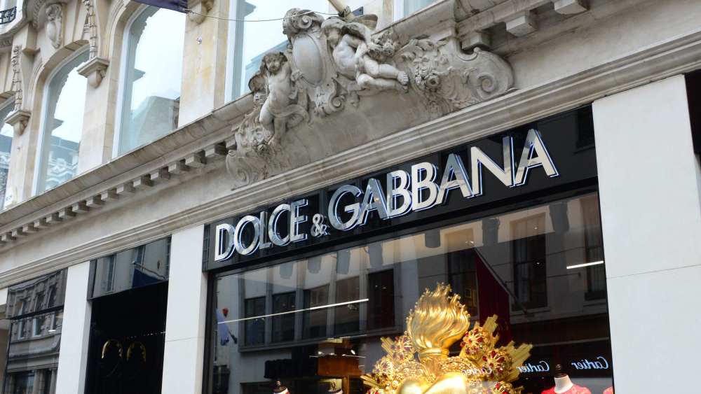 A Dolce & Gabbana store in London.