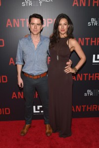 Christian Campbell and America Olivo at the Anthropoid film premiere in New York, USA