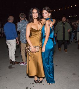 LPA Launch Party Pia Arrobio and Emily Ratajkowski in LPA.