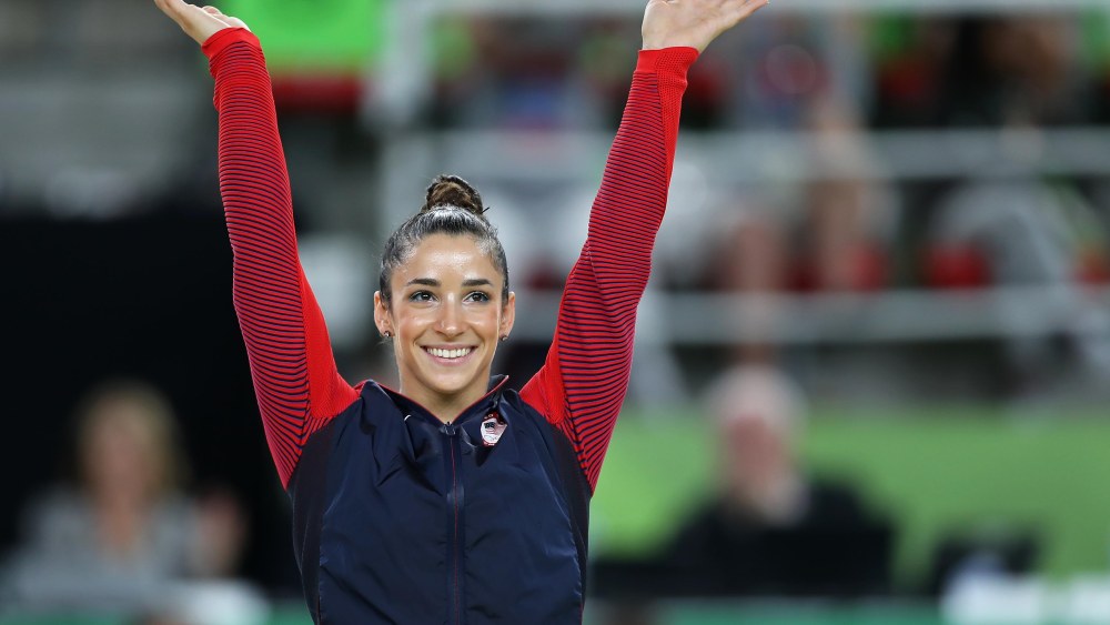 Aly Raisman at Rio 2016 Olympic Games, Artistic Gymnastics, Women's Floor Exercise, Rio Olympic Arena, Brazil - 16 Aug 2016