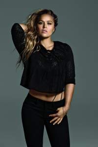 Ronda Rousey in black skinny jeans for Buffalo's fall 2016 ad