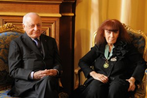 Pierre Bergé and Sonia Rykiel