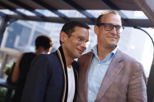 Santiago Gonzalez and Marc Metrick at Saks celebrates 'The Terrace', Cafe S5A