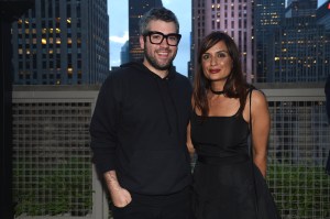 Brandon Maxwell and Roopal Patel at Saks celebrates 'The Terrace', Cafe S5A