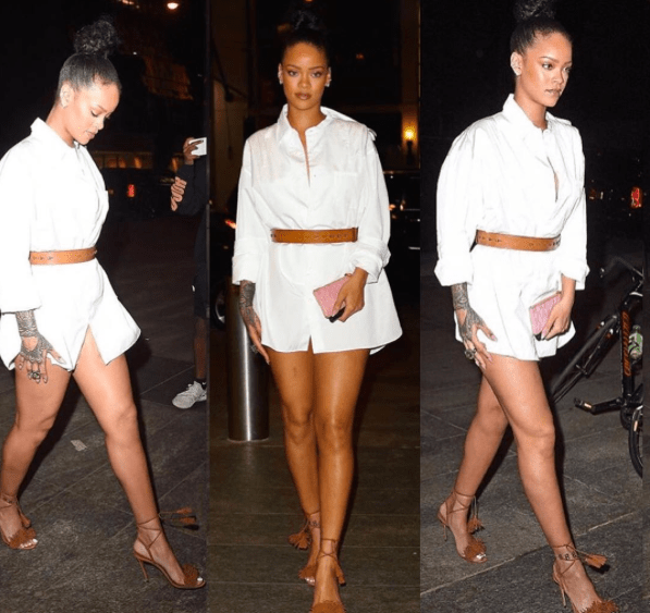 Rihanna following the VMAs.