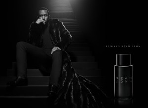An advertisement for the fragrance Sean John.