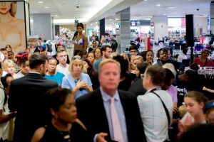 The scene at the Berlei Sports Bra Launch at Macy's with Serena Williams