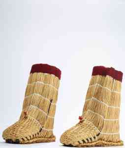 Boots made of vegetable fiber from Japan