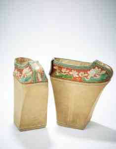 Shoes from the palace of Empress Tsu-Hi