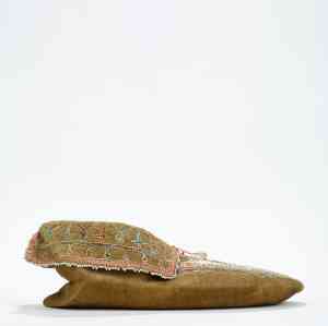 Moccasin worn by Iroquois for rituals.