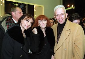 Nathalie Rykiel, Sonia Rykiel and Jean Paul Gaultier
