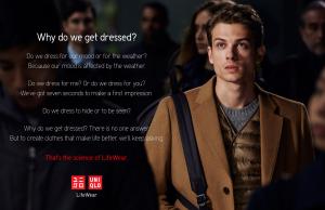 Uniqlo's LifeWear ads