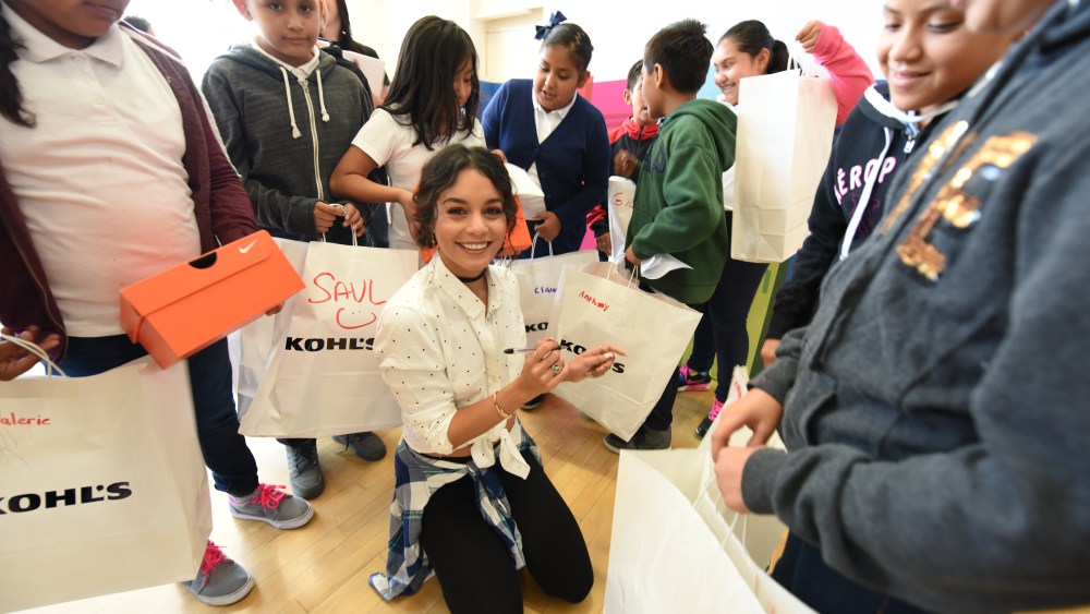 Vanessa Hudgens at The Accelerated School