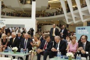 The scene at Westfield World Trade Center launch.