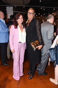 Judy Lowy and Angela Ahrendts.