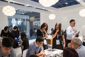 A scene from Spinexpo in Shanghai