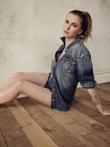Ireland Baldwin in True Religion's "This Is True" Campaign