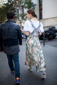 Street style at Paris Fashion Week spring 2017