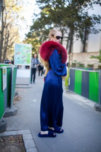 Street style at Paris Fashion Week spring 2017