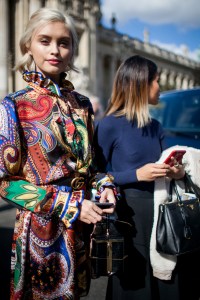 Street style at Paris Fashion Week spring 2017