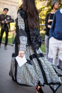 Street style at Paris Fashion Week spring 2017