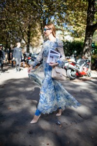 Street style at Paris Fashion Week spring 2017