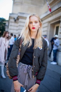 Street style at Paris Fashion Week spring 2017