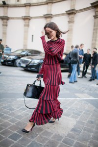 Street style at Paris Fashion Week spring 2017