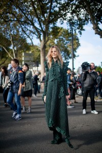 Street style at Paris Fashion Week Spring 2017