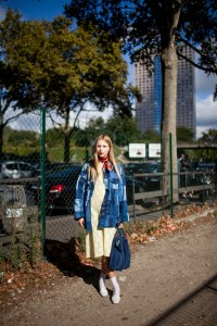 Street style at Paris Fashion Week Spring 2017