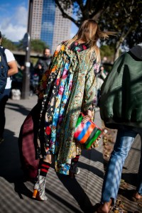 Street style at Paris Fashion Week Spring 2017