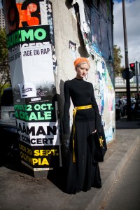 Street style at Paris Fashion Week Spring 2017