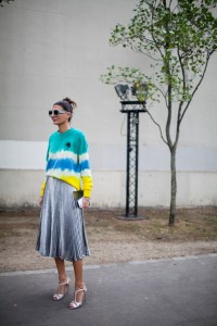 Street style at Paris Fashion Week Spring 2017