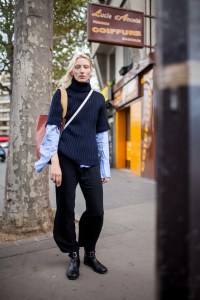Street style at Paris Fashion Week Spring 2017
