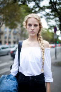 Street style at Paris Fashion Week Spring 2017