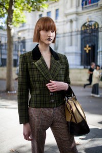 Street style at Paris Fashion Week Spring 2017